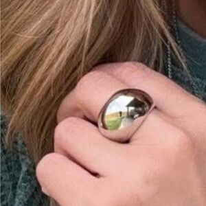 Park Lane Shiny Silver Dome Ring